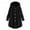 Black, variant on Patlollav Coats for Women,Women's Plus Size Coat Wool Winter Jackets