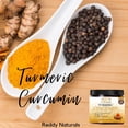 thumbnail image 4 of Reddy Naturals Turmeric Curcumin Powder with Black Pepper Piperine – 95% Curcuminoids – Honey Flavored Daily Wellness Drink Mix Supplement – Gluten-Free Non-GMO – 120g (4.2 oz), 4 of 6