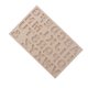 thumbnail image 5 of Yuarrent Molde de pastel de cumpleaños de silicona en forma de letra, moldes de decoración de pasteles de Chocolate, galletas, luz decorativa Gris claro 2piezas, 5 of 6