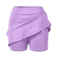 thumbnail image 6 of UJNDER Women's Athletic Skirt For Running Tennis Workout High Waisted Lightweight Comfortable Stretchy Sports Purple L, 6 of 6