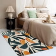 thumbnail image 4 of Orange Fruits Rug, Fruit Leaves Door Mat 2x3, Fruit Area Rug Soft Low Pile Floor Small Rugs Non-Slip for Bedroom Kitchen Entryway Carpet Xsu&-202, 4 of 7