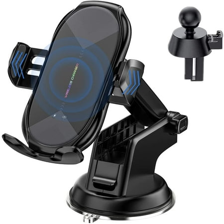 6 in 1 Wireless Charger Dock Station for iPhone/Android/Type-C USB Phones 10W Qi Fast Charging For Apple Watch AirPods Pro