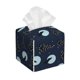 thumbnail image 1 of Balery Night Forest Wolf Porta Pañuelos de Cuero con Estampado – Funda Moderna Cuadrada para Caja de Pañuelos, Dispensador 5x5x5'', 1 of 7