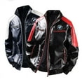 thumbnail image 3 of New F1 leather jacket, racing suit jacket, men's baseball couple jacket, motorcycle riding motorcycle suit, windproof jacket, 3 of 4