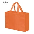 thumbnail image 3 of 30x40cm Non-Woven Horizontal Style Reusable Gift Bag, Orange 10 Pack, 3 of 5