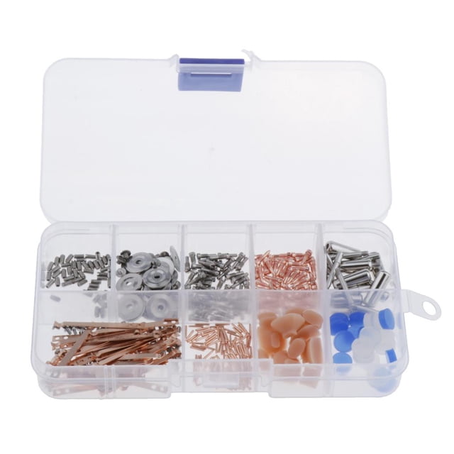 de tornillos de mantenimiento de flauta con caja para piezas de reparación de flauta Accesorios de bricolaje perfke Tornillos de mantenimiento de flauta