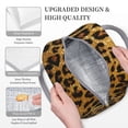 thumbnail image 3 of Fotbe Golden Leopard Glitter Bolsa de Almuerzo con Estampado, Lonchera Aislada, Contenedor de Comida Reutilizable Tipo Cooler a Prueba de Fugas, 3 of 6