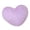 violet, variant on Heart Plush Cushion Napping Pillow Stuffed Cushion Large 18 Inch Size for Bedroom Dormitory Auto Seat