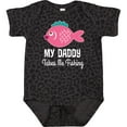 thumbnail image 3 of Inktastic My Daddy Takes Me Fishing Girls Girls Baby Bodysuit, 3 of 5