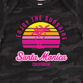 thumbnail image 4 of Inktastic Summer Enjoy the Sunshine Santa Monica California in Pink Boys or Girls Baby Bodysuit, 4 of 5