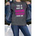 thumbnail image 2 of Awesome Translator Looks Like Sweatshirt Women -Smartprints Designs, Female 3X-Large, 2 of 4