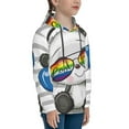 thumbnail image 3 of Kll Unisex Kids Boys Girls Hooded Pocket Pullover Hoodies-Panda With Sun Glasses, 3 of 9