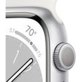 thumbnail image 2 of Restored Apple Watch Series 8 41mm (GPS) Silver Aluminum Case with White Sport Band MP6L3LL/A (Refurbished), 2 of 5