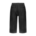thumbnail image 4 of SUYIDA Women's Casual Elastic Waistband Loose Fit Shorts with Pockets Breathable Soft Stretchable Lightweight for Summer Outdoor Walking Hiking and Daily Wear Comfortable Classic Stylish, 4 of 5