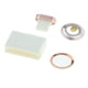 thumbnail image 5 of Conector a prueba de polvo para smartphone con cubierta para cámara trasera y protección para botón principal rosado, 5 of 9