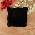 thumbnail image 2 of Gorro de invierno en apariencia de gorro para mujer con capucha de punto Negro, 2 of 9