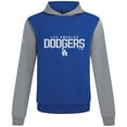 thumbnail image 2 of Men's Levelwear Royal Los Angeles Dodgers Throwback Carve Ultimate Hoodie, 2 of 3
