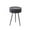 Black, variant on YOTQUSKI 2 Tier Small Round Table, Accent Table, Round End Tables for Living Room, Plastic Concise End Table with Storage for Yard, Balcony, Garden
