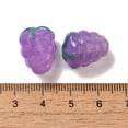 thumbnail image 4 of 1strand Handmade Lampwork Beads Strands Grape Dark Orchid 17x12~13x12~13mm Hole: 1.2~1.4mm about 20pcs/strand 13.39''(34cm), 4 of 4