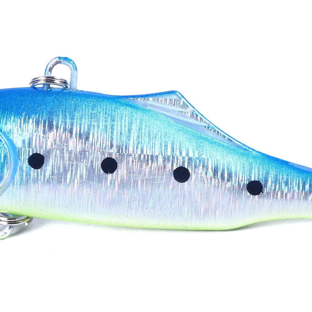 HENGJIA Fishing Lures, 9 Pack Lipless Crankbaits for Bass, Deep Diving Minnow VIB Lifelike Hard Baits Sinking Fishing Lure for Saltwater Freshwater Bass, Redfish, Trout, Walleye, 0.85oz/2.76in
