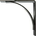 thumbnail image 4 of Ekena Millwork 3"W x 10"D x 10"H Morris Steel Bracket, Antiqued Pewter, 4 of 11