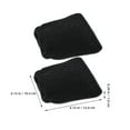 thumbnail image 2 of CTIRCHIU 2Pcs Black Sponge Hair Dryer Diffuser Cover Attachment Protects Nozzle for Home Use, 2 of 7