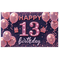 thumbnail image 3 of Colorful Design Happy Birthday Banner Stars Pattern Balloon Decoration Party Backdrop for Teenage Party Celebration Indoor Decoration Event, 3 of 7