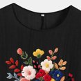 thumbnail image 4 of Lumivie Cute Tops For Women Summer With Sleeves Dressy Tshirts Shirts For Women Plus Size Ladies Tops And Blouses Plus Size V Neck T Shirts For Women Fitted Cotton, 4 of 4
