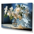 thumbnail image 2 of Designart "Vase Of Morning Glory Bouquet I" Morning Glory Canvas Prints, 2 of 7