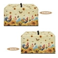 thumbnail image 4 of TSOVTHRID Microwave Oven Dust Cover Dust-Proof Heavy Duty Microwave Oven Cover with Handle Decor Accessories for Kitchen, Sunflower Rooster Chicken Butterfly Print, 18.25"W x 14.5"D x 11"H, S, 4 of 7