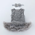thumbnail image 5 of ZTKWD Girls Tulle Skirt Set Ruffle Sleeve Shirt Tutu Dress Summer Birthday Party Outfit 2-10 Years, 5 of 5