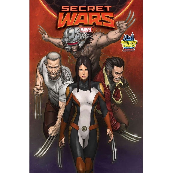 Secret Wars #4 (Midtown variant) VF ; Marvel Comic Book