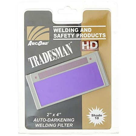 

ArcOne T240-10 Tradesman Horizontal Auto-Darkening Filter for Welding Helmets 2 x 4.25 x 0.2