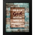 thumbnail image 2 of Grey, Jace 15x18 Black Modern Framed Museum Art Print Titled - Nothing, 2 of 5