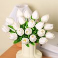 thumbnail image 2 of CSChome Artificial Tulip Decoration Artificial Tulip Decoration Realistic Reusable Home Wedding Party Faux Flower Floral Spring Decoration 10Pcs Artificial Tulip Branch with Stem, 2 of 6