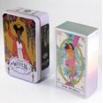 thumbnail image 1 of Caja de hierro, baraja de cartas de Tarot con estampado en caliente, naipes de alta gama, venta al por mayor, cartas de oráculo, 1 of 3