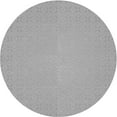 thumbnail image 1 of Ahgly Company Machine Washable Indoor Round Transitional Silver Gray Area Rugs, 7' Round, 1 of 7