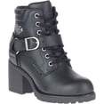 thumbnail image 1 of Harley-Davidson Footwear Bota De Moto Con Encaje Howell De 5"" Para Mujer, Color Negro 9, 1 of 4