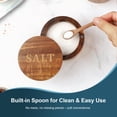 thumbnail image 3 of Salt Cellar Timtopno, madera de acacia con cuchara y tapa giratoria, 180 ml, 3 of 6