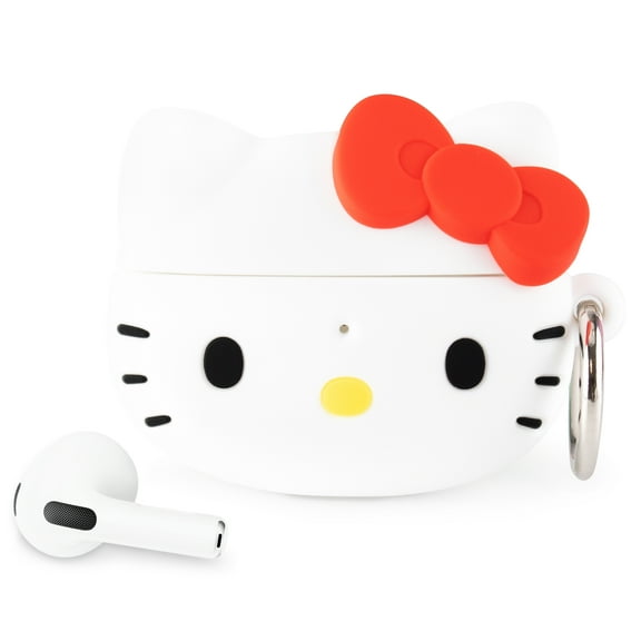 iFace Hello Kitty & Friends Cute Case [ Compatible with AirPods 3rd Gen.] - Silicone Protective Cover [Carabiner Clip Included] [Wireless Charging Compatible Cover] - Hello Kitty