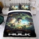 thumbnail image 4 of Hulk Conjunto de sábanas temático, trío de piezas, cómodo y amigable con la piel, diseño único, regalo de decoración para el hogar para familiares, amigos y fans,135X200cm, 4 of 6