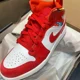 thumbnail image 2 of N I-K-E A i r-Jor-dan 1 Mid SE Shoes Chile Red White Pollen DC7249-600 IN HAND SHIP, 2 of 2