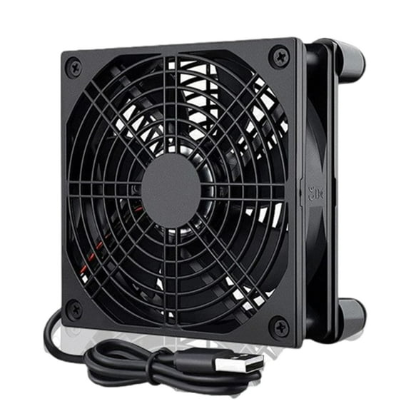 CIYISON DC5V USB Cooling Fan 120mm with Switch for Home Office Networking Equipment, Sound Video Cabinets, Gaming PC, and Laptop