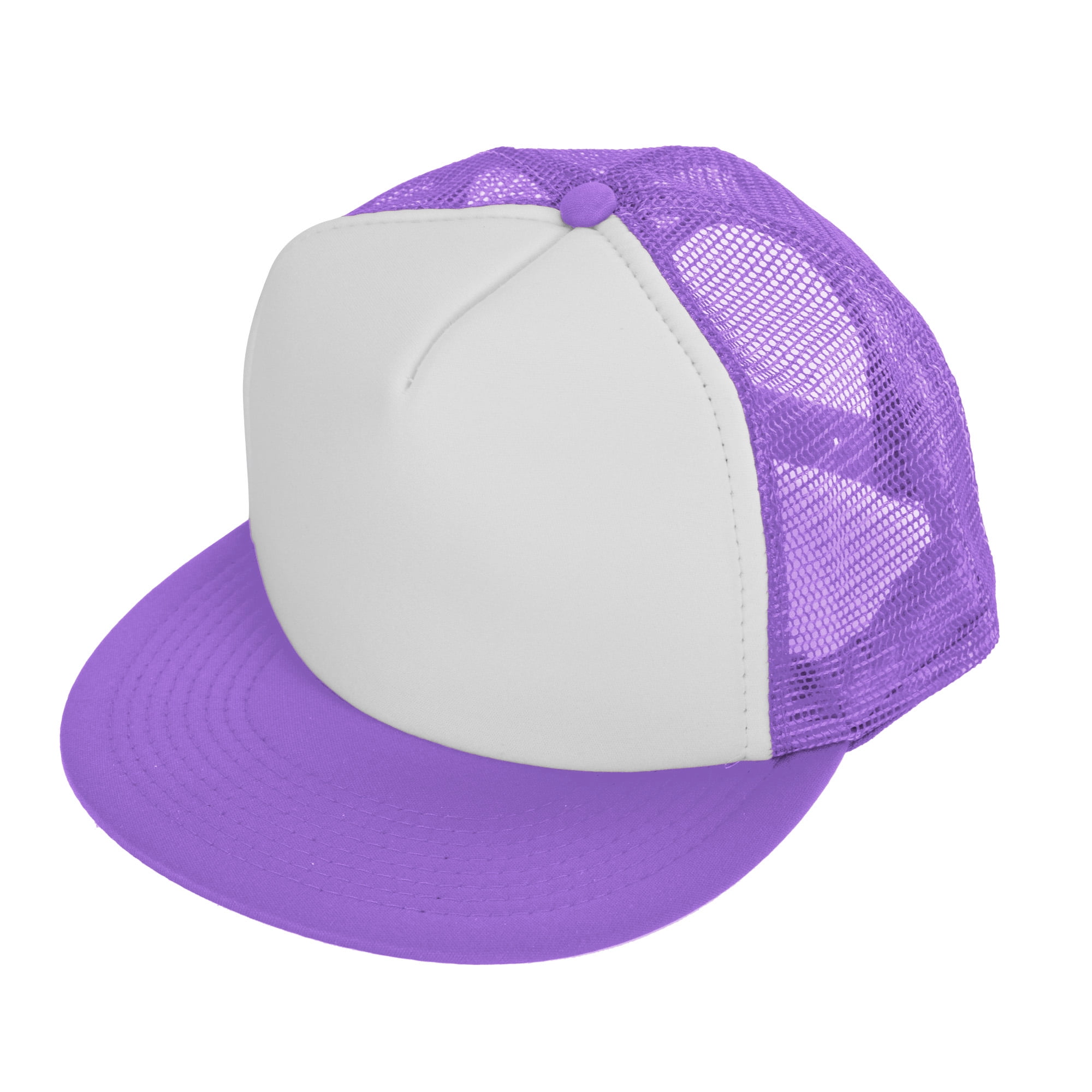 DALIX Classic Trucker Cap Flat Bill 