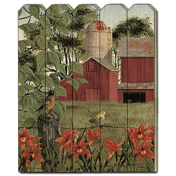 Summer Days by Billy Jacobs Printed Framed Wall Art Wood Multi-Color