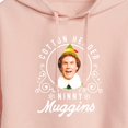thumbnail image 3 of ELF - Christmas Ninny Muggins - Juniors Cropped Pullover Hoodie, 3 of 5