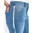 thumbnail image 2 of Madden NYC Women's Frayed Seam Bootcut Jeans, Sizes 00-18, 2 of 5