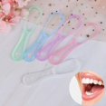 thumbnail image 2 of Limpiador de raspador de lengua para higiene bucal, rascador de mano para la boca, cepillo de limpieza, cuidado dental, 5 colores, 1 ud. Gao Jinjia LED, 2 of 2