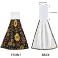 thumbnail image 4 of SKYSONIC Hanging Kitchen Towel 12" x 17", Sunflower-d Towel Set 2 Pieces of Dry Towels for Kitchen, Bathroom, Laundry Room Table, 4 of 7
