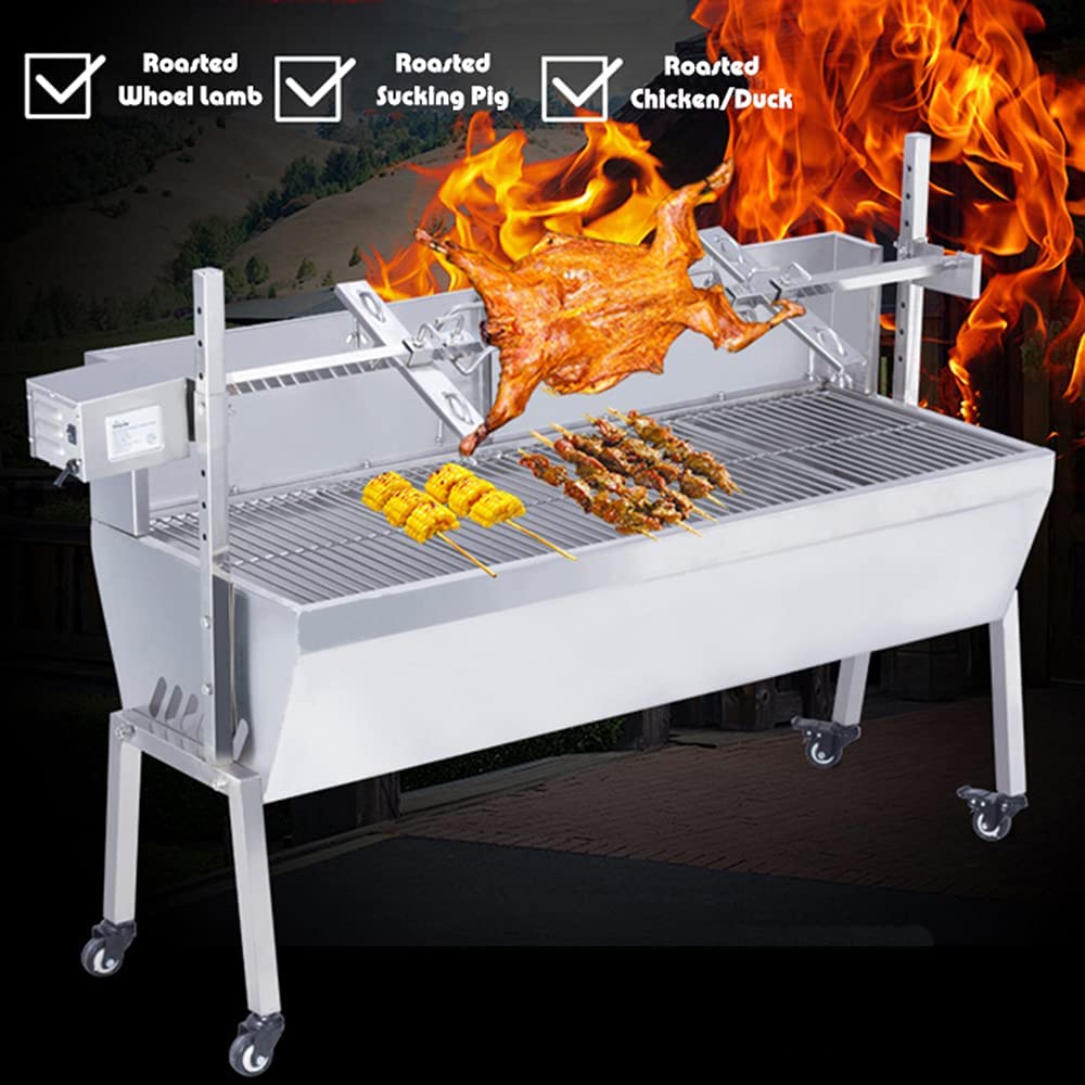 Preasion New Stainless Steel 15W Outdoor Electric Grill